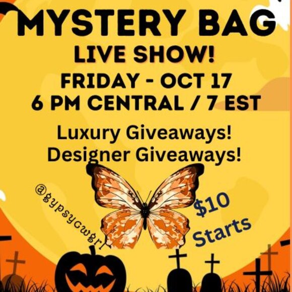 Handbags - Mystery Bag Live Show OCT 17th @ 6 pm Central